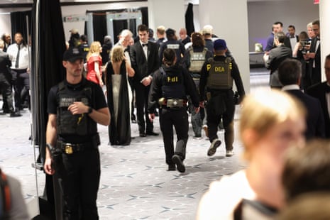Suspect 'armed with knives and guns' charged after shooting at White House correspondents' dinner – as it happened | White House correspondents' dinner shooting | The Guardian