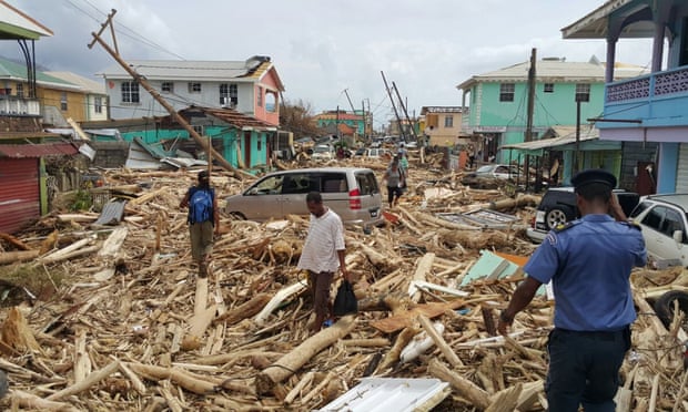 Roseau, the capital of Dominica, suffered devastating damage from Hurricane Maria. The storm also caused a widespread, ongoing disaster in Puerto Rico, leaving thousands dead.