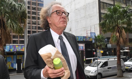 Australian actor Geoffrey Rush has strenuously denied allegations he behaved inappropriately towards a female colleague.