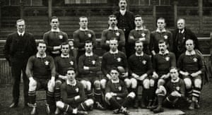 The Wales team 16th December 1905.