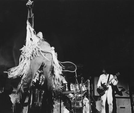 The Who play Woodstock, 16 August 1969.