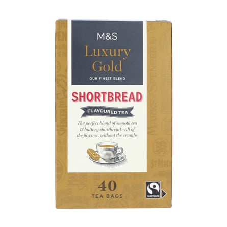 M&S Luxury Gold Shortbread Flavoured Tea