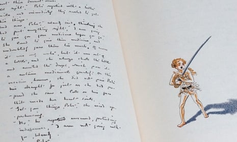 The unpublished original manuscript of JM Barrie’s 1911 novel, reproduced for the first time in his own handwriting.