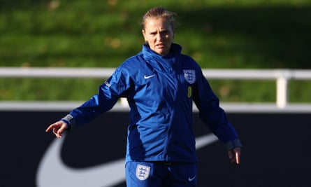 England manager Sarina Wiegman during training