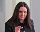 Australian politics live: Lambie says AI companies ‘like dinosaurs in Jurassic Park testing fences’; Greens say Labor ‘scared of Hanson’ on migration