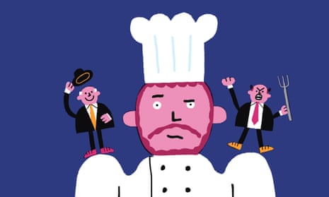 Chefs On Customers illustration