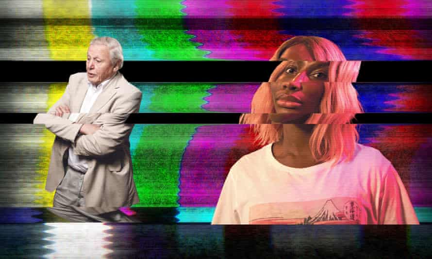 David Attenborough and Michaela Coel, creator of I May Destroy You