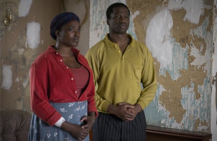 Wunmi Mosaku and Sopé Dìrísù in His House.