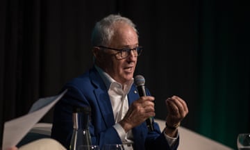 Former prime minister Malcolm Turnbull at an energy conference in March 2024