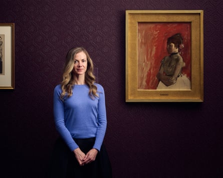 MFA Boston curator Katie Hanson, pictured in French Impressionism at the NGV.