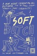 The artwork for Soft Butch, a night in Bristol.