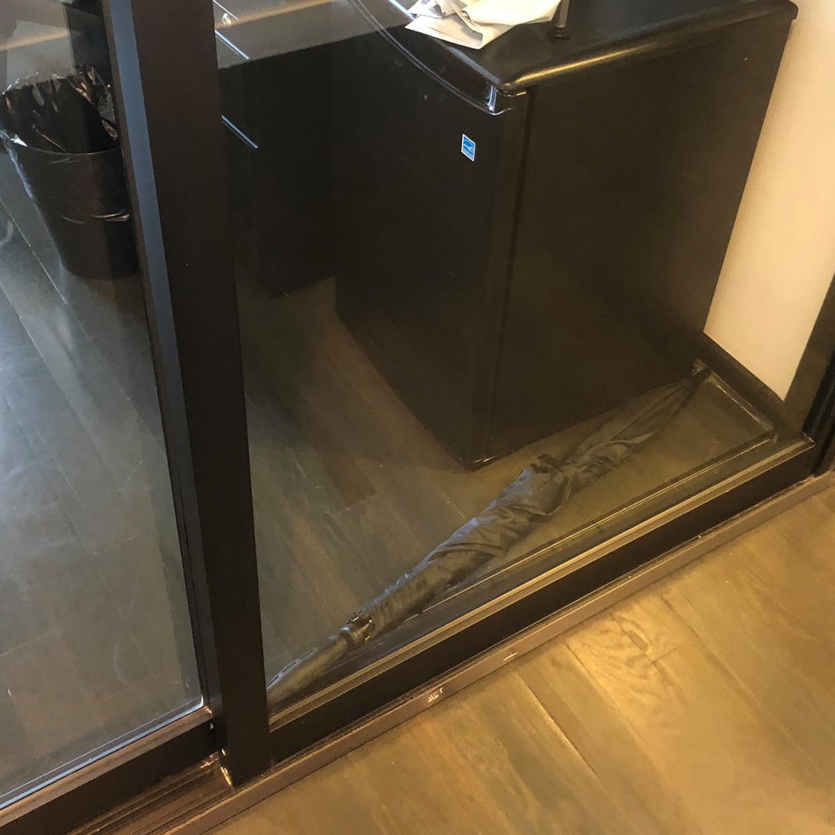 Umbrella Jammed In Door Locks Workers Out Of Office For Days Us News The Guardian Umbrella Jammed In Door Locks Workers Out Of Office For Days Us News The Guardian