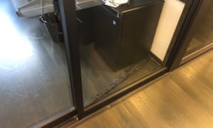Umbrella Jammed In Door Locks Workers Out Of Office For Days
