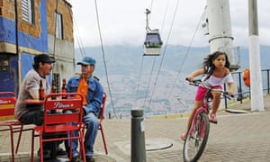 Medellín’s public cable-car system