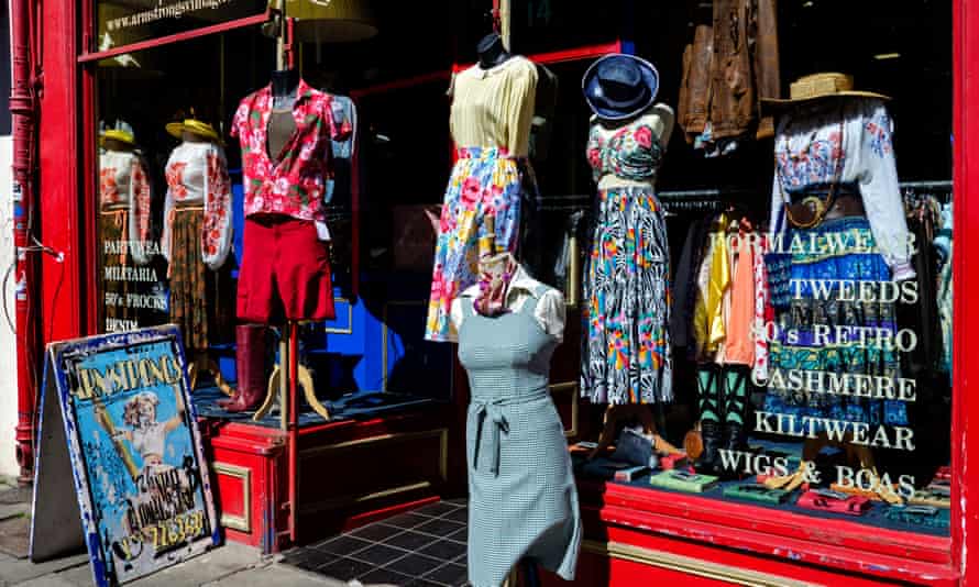 Armstrong's vintage clothing store in Edinburgh, Scotland. The pandemic has resulted in a second-hand clothing boom.