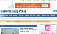 Archant’s titles include the Eastern Daily Press