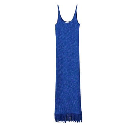 آبي با حاشيه 49.99 پوند، mango.com MAXI