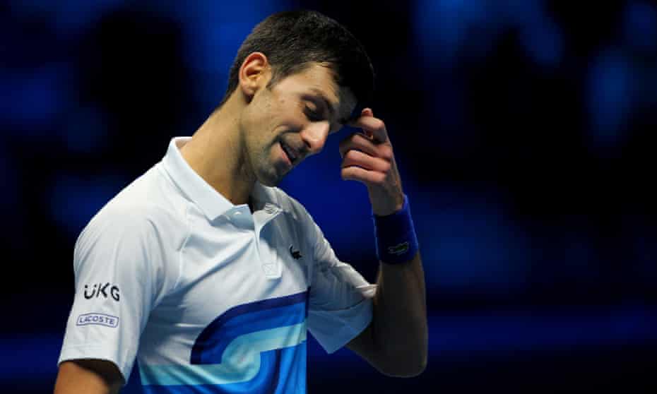 Novak Djokovic said only that he would ‘wait and see’ when asked if he would travel to Melbourne.