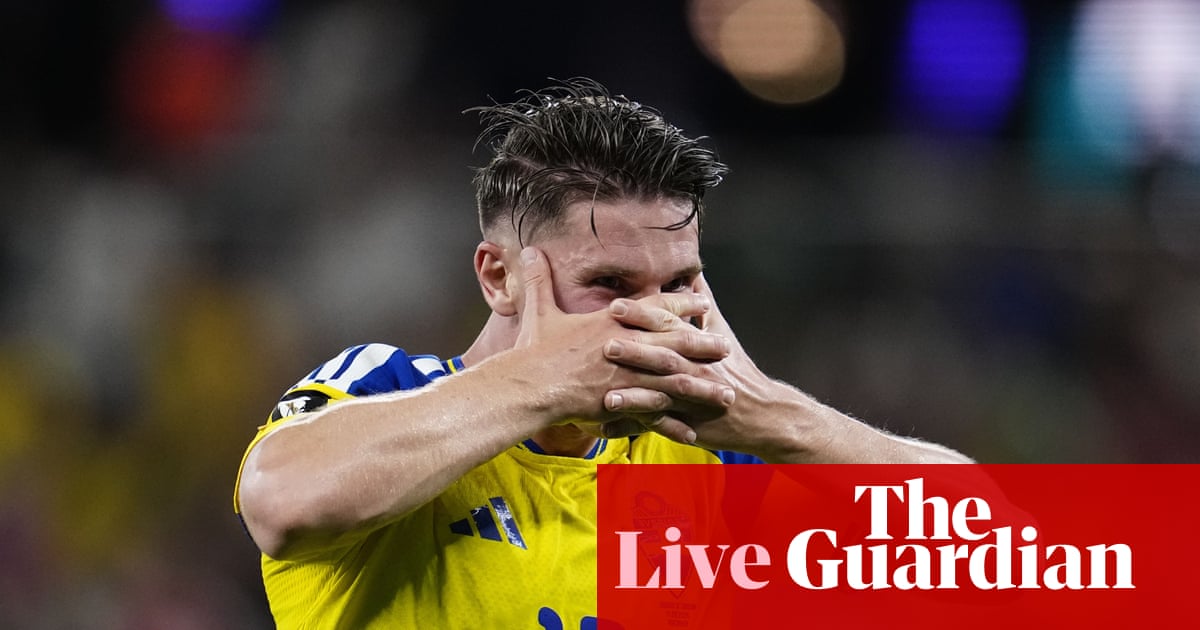 Sweden and Tunisia meet in their World Cup Group F match in Mexico