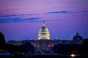 The Capitol building at dawn