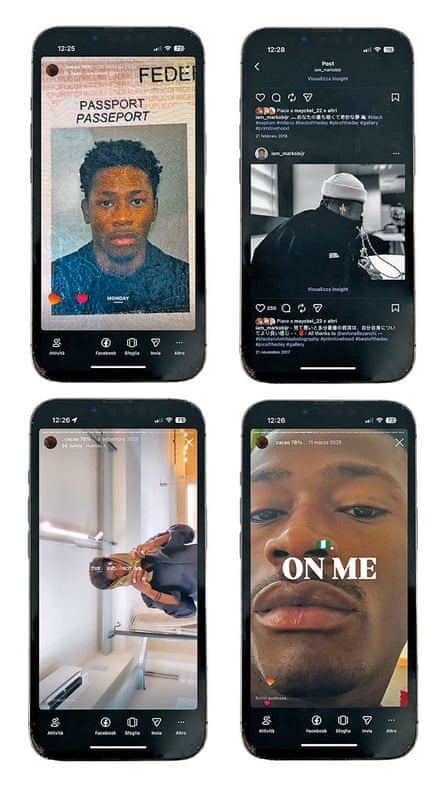 Images from Mark's social media feeds