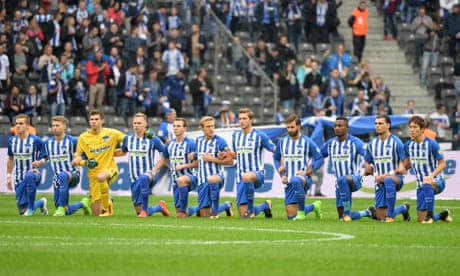 Lazio Shock Juventus While Hertha Berlin Players Take A Knee Football The Guardian