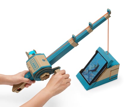 Nintendo Labo’s fishing game