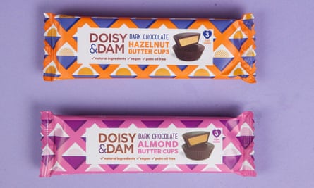 Doisy &amp; Dam almond and hazlenut butter cups