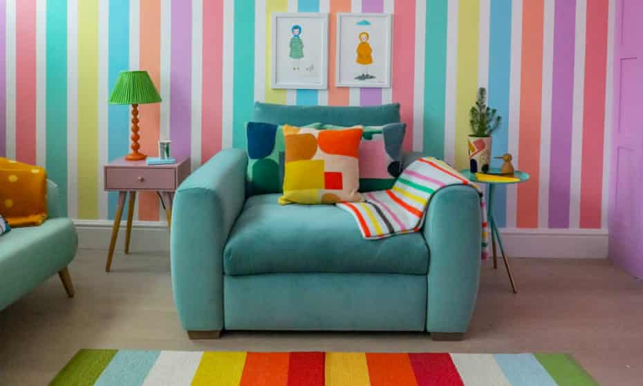 Earn your stripes: Dr Geraldine Tan has been celebrating interior colour for 12 years through her blog at Little Big Bell.