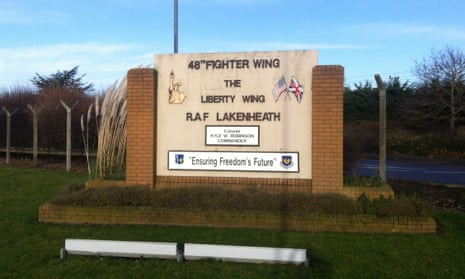 Entrance to RAF Lakenheath
