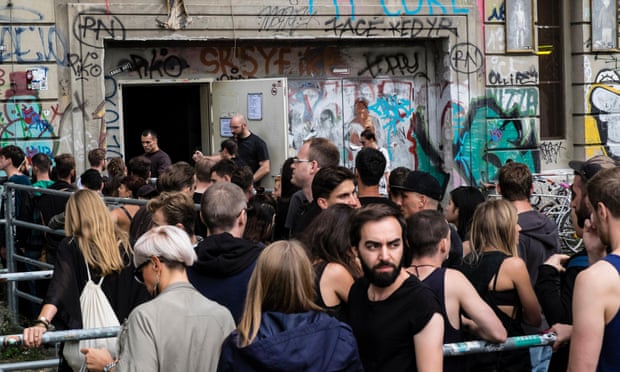Outside Berghain on a Sunday afternoon