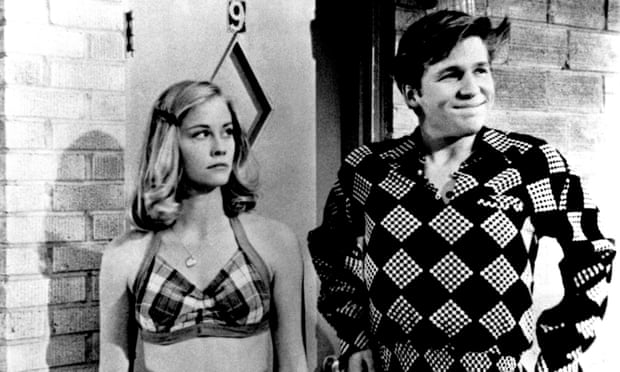 Jeff Bridges with Cybill Shepherd in The Last Picture Show, 1971.