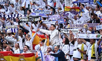 Real Madrid fans make their voices heard at Wembley