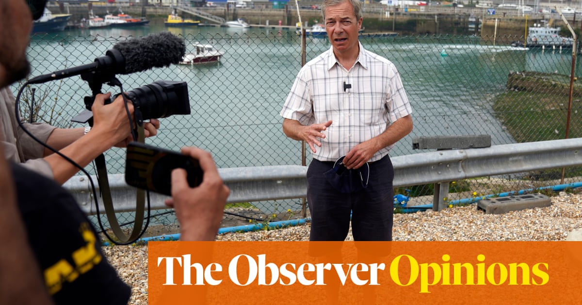 I’ve been watching Nigel Farage on GB News so you don’t have to. Consider yourself lucky | Catherine Bennett