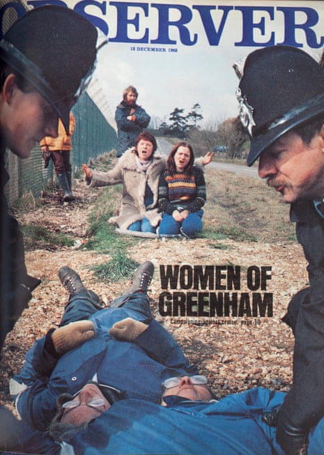 No nukes is good nukes: Greenham protestors, 1982.