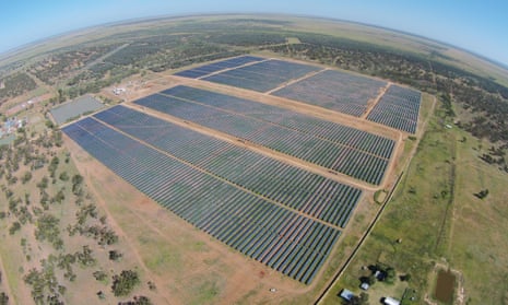 Solar farm in Queensland.