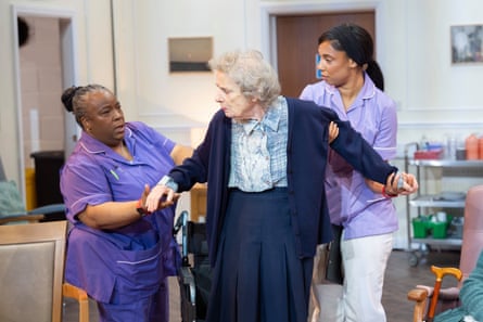Llewella Gideon, Linda Bassett and Aoife Gaston in Care