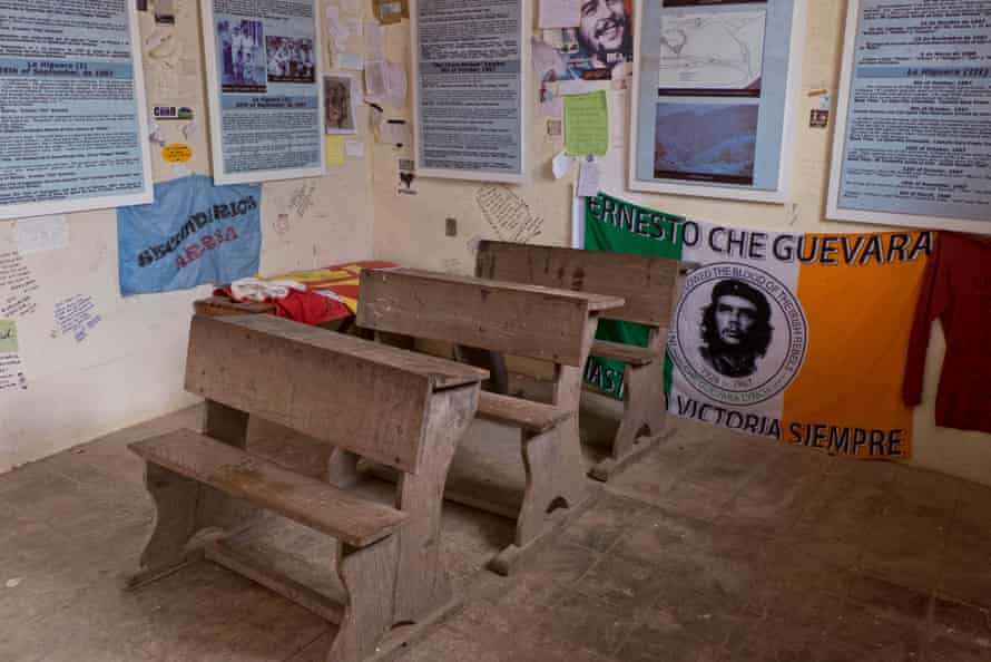 The school where Che Guevara was killed after being taken prisoner. La Higuera, Bolivia
