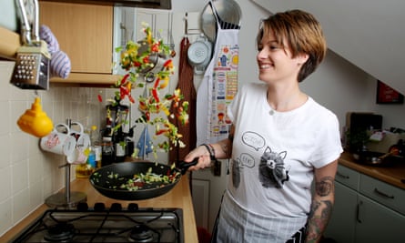 Jack Monroe at home in 2013.
