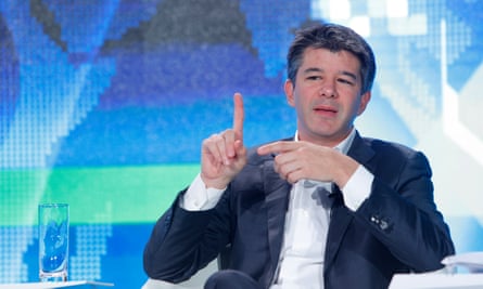 Uber CEO Travis Kalanick attends the “Technology Tipping Points: Digital Ubiquity” session of 2016 Summer Davos Forum in Tianjin, China
