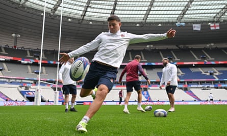 Ben Youngs trains before England’s final match at the World Cup