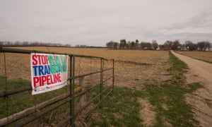 The route of the Keystone XL