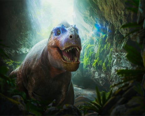 ‘Many people now believe dinosaurs, like dragons, did not actually exist’ … an Albertosaurus from Walking With Dinosaurs.