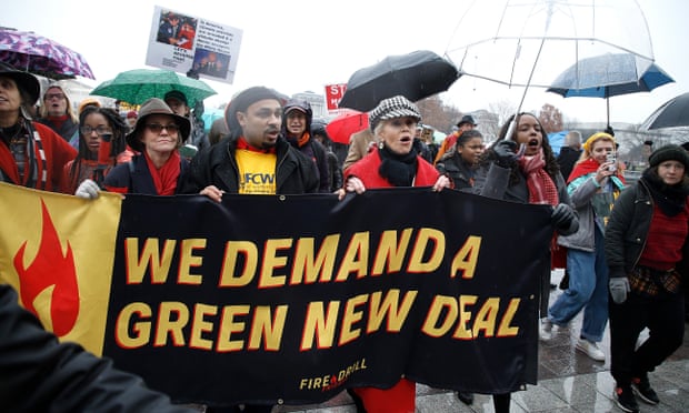 Sally Field and Jane Fonda demonstrate on Capitol Hill during ‘Fire Drill Friday’ climate crisis protest on 13 December 2019.