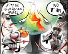 Ella Baron on the US, Iran and the strait of Hormuz – cartoon