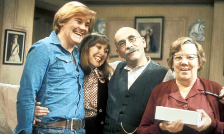 Characters L-R Mike Rawlins, Rita Rawlins, Alf Garnett, Else Garnett