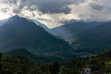 The township of Bidur, north-east of Kathmandu