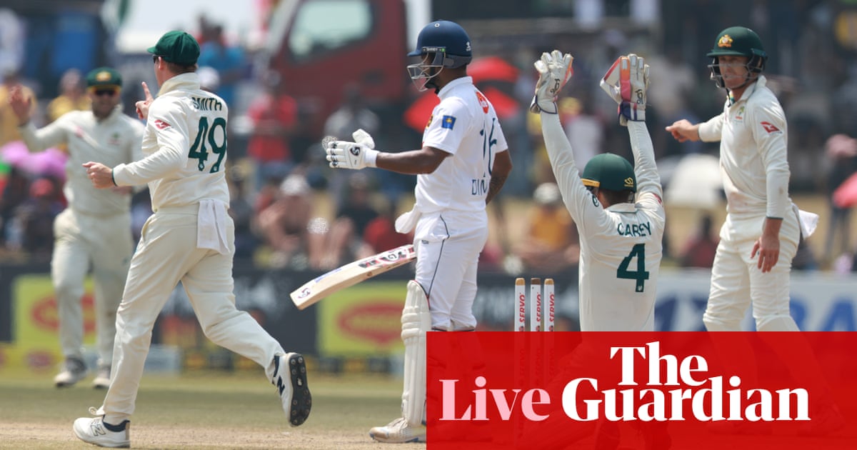 Sri Lanka v Australia: second men’s cricket Test, day three – as it happened