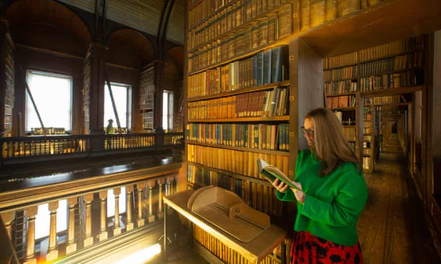 Estelle Gittins, assistant librarian (manuscripts), looks for some of the material that will need to be moved.