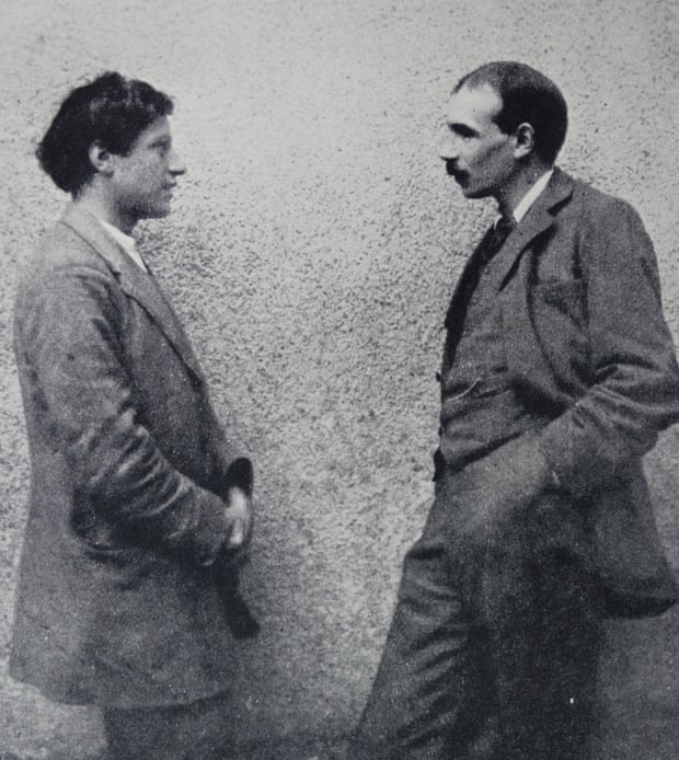 John Maynard Keynes, right, with Duncan Grant, painter and member of the Bloomsbury group, 1926